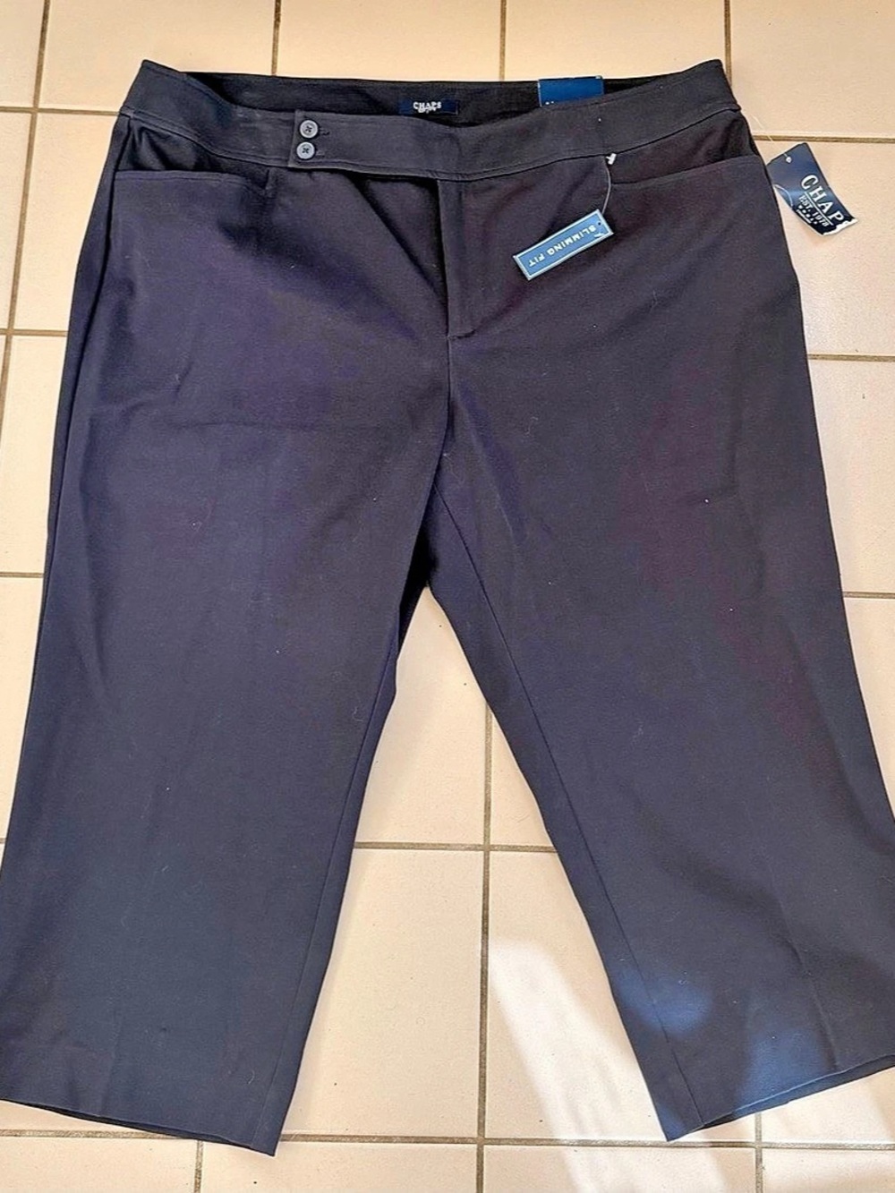 Chaps Woman Capri Slimming Fit Slimming Fit Capris Brown Size 20W NWT
